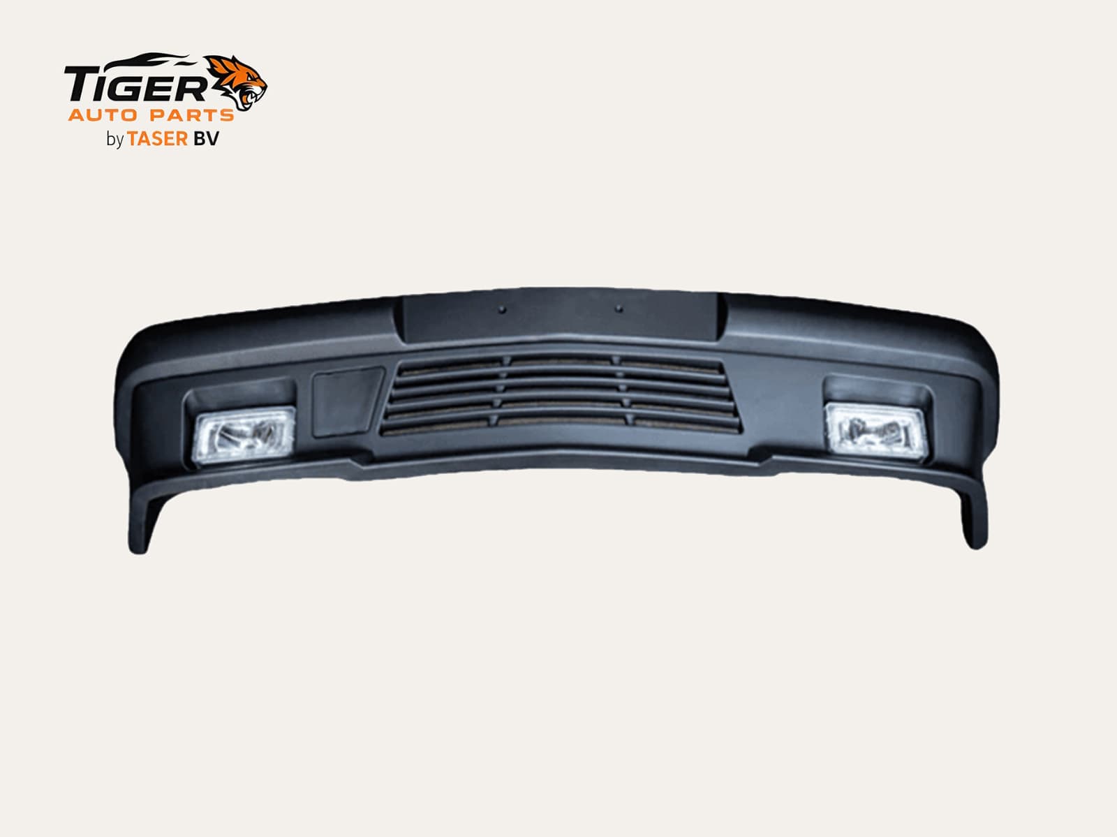 Mercedes W124 AMG Gen1 voorbumper met mistlampen