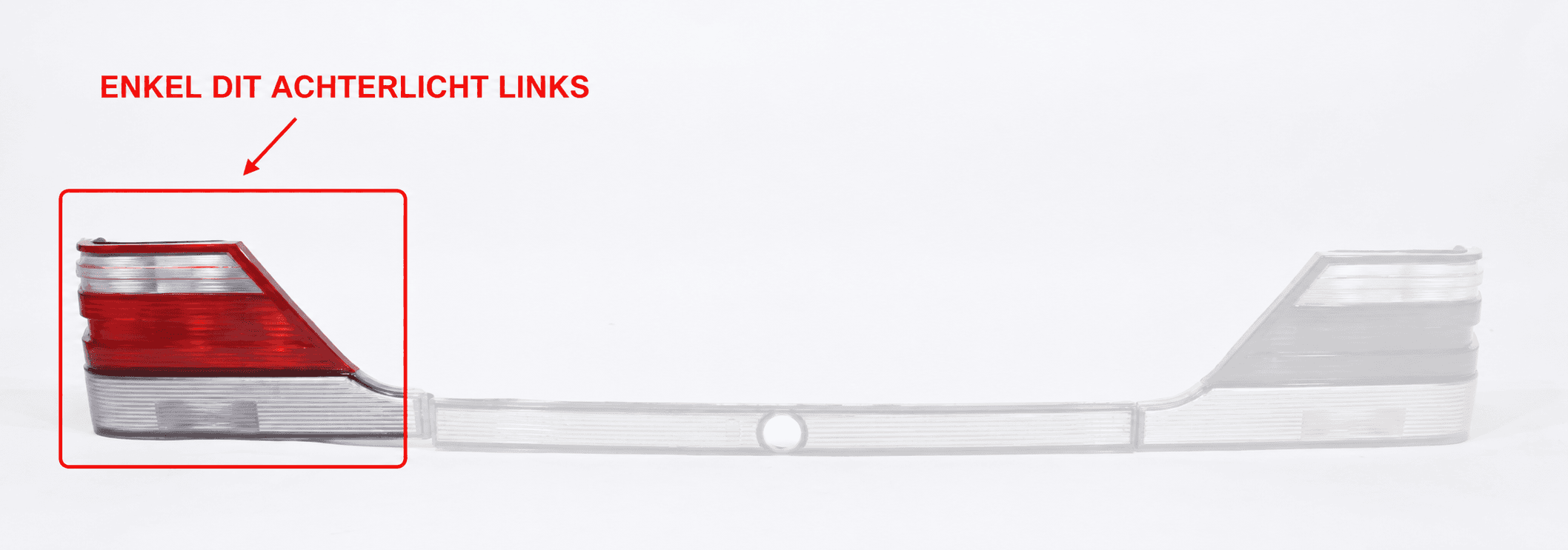 Mercedes W140 S-Klasse achterlicht links wit knipperlicht 1996-1998 (aftermarket)