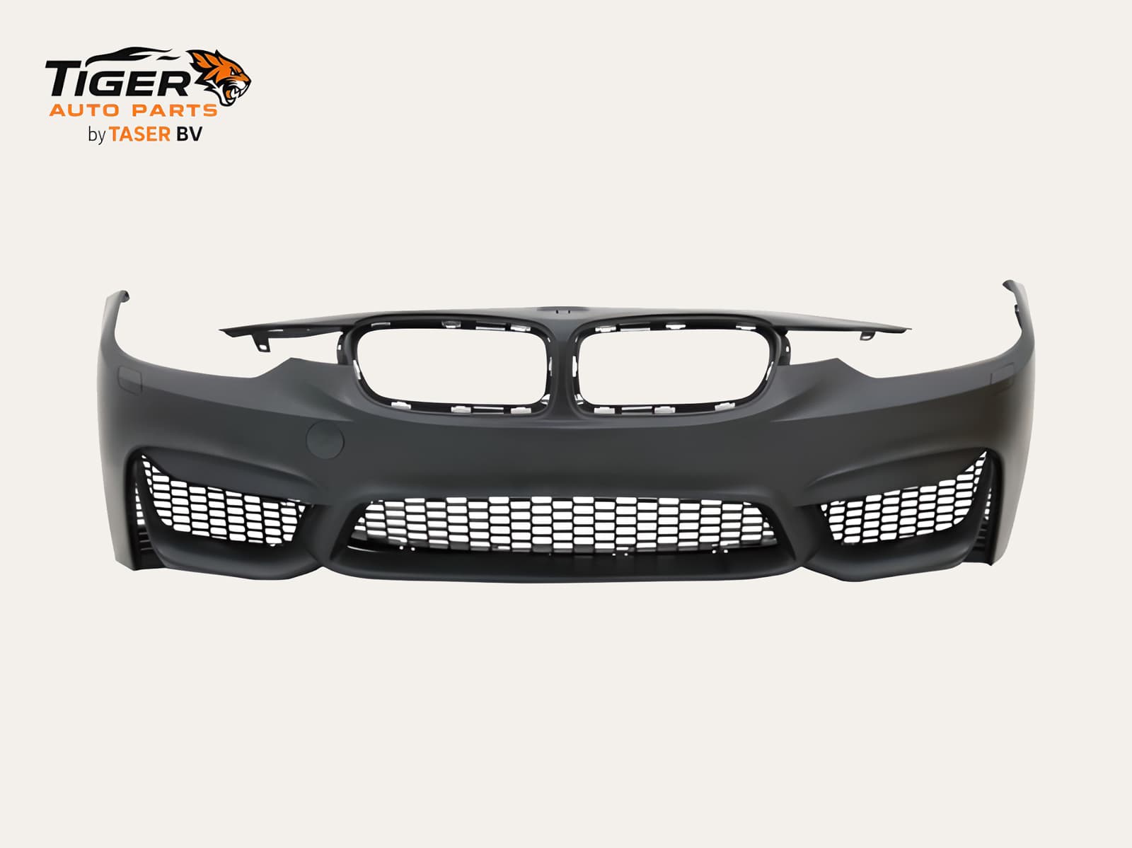 BMW 3-SERIE F30 / F31 12-18 VOORBUMPER COMPLETE ///M3 GOODGO-STIJL MET KOPLAMPSPROEIERS