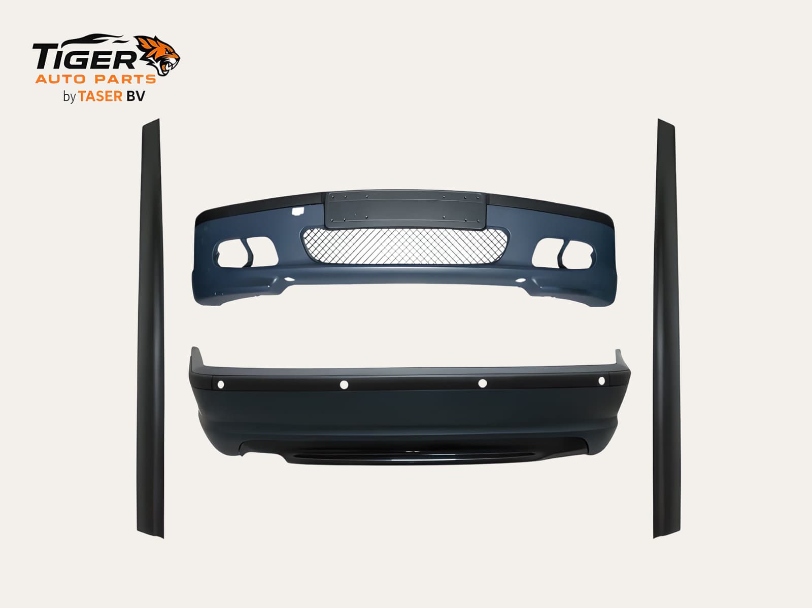 BMW 3-SERIE E46 Sedan / Touring 98-05 BODYKIT ACHTERBUMPER DUBBEL UITLAAT + SIDESKIRTS M-TECH