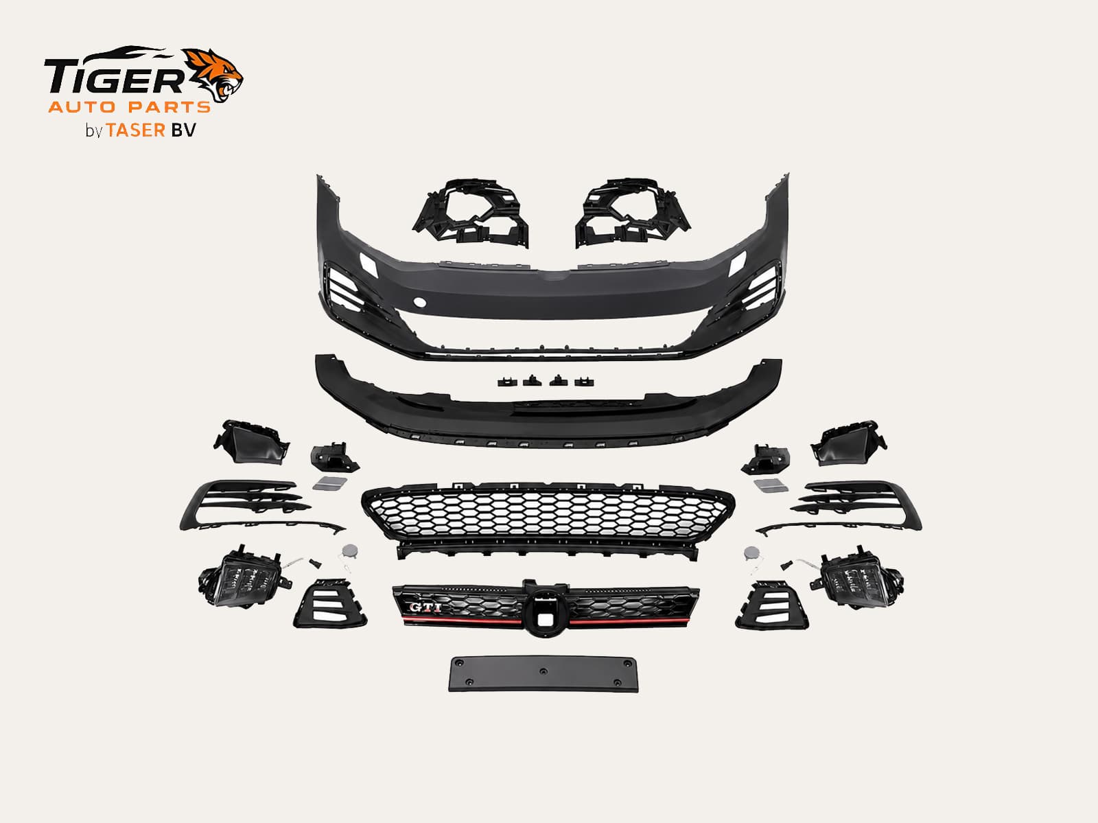 Volkswagen Golf 7.5 GTI-look voorbumper set 2017-2020