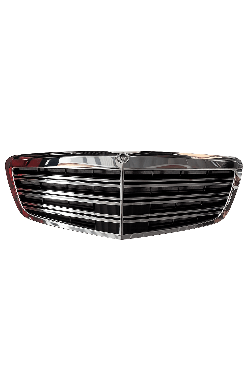 Mercedes W221 S-Klasse AMG voorgrill 2006-2012 zwart/chroom