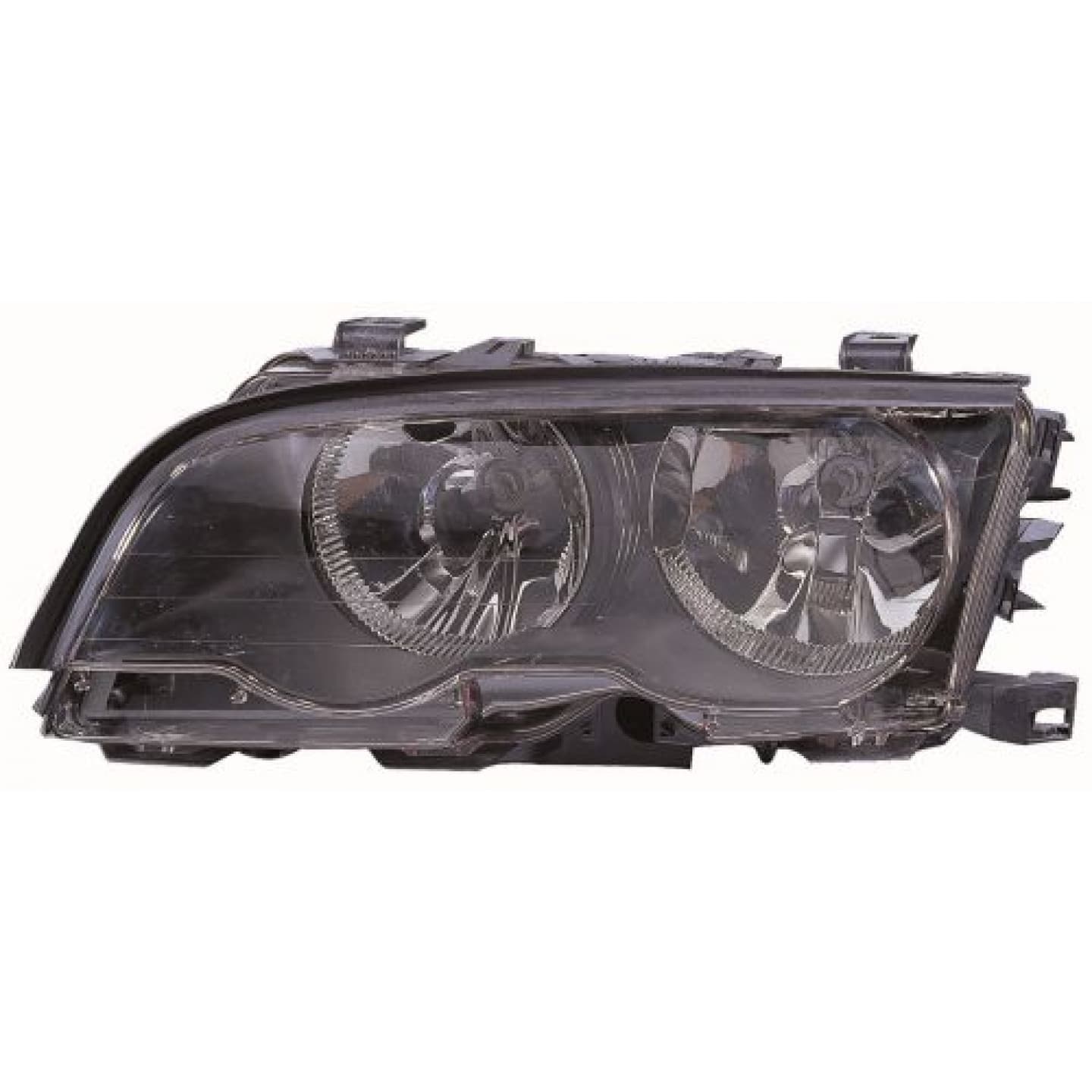 BMW 3 Serie E46 Coupé/Cabrio koplamp rechts H7/H7 zwart 1999-2001