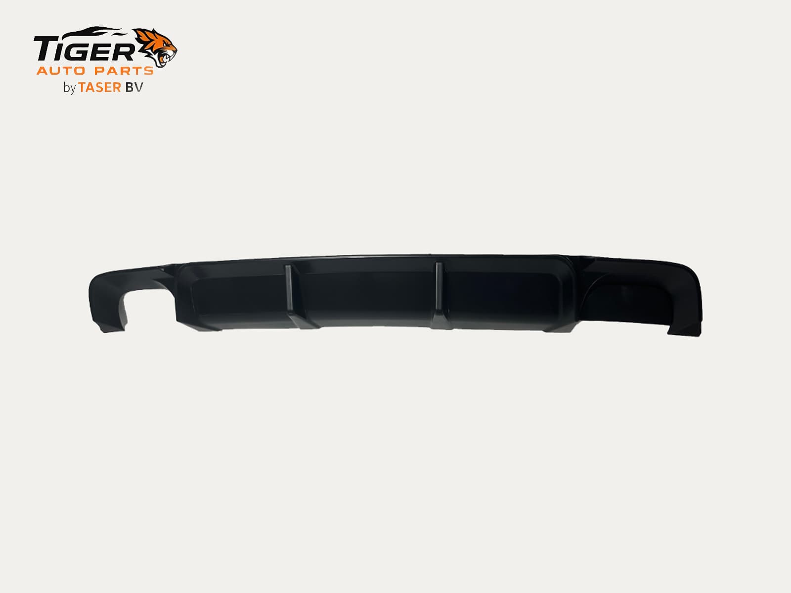 BMW E39 achterbumper diffuser mat zwart (1996-2002)