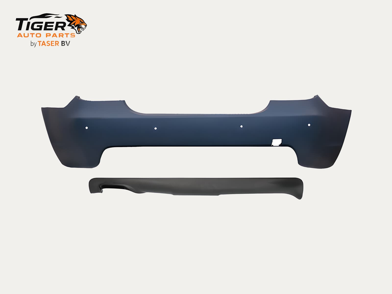 BMW E60 Sedan achterbumper M-Tech compleet dubbel uitlaat 2003-2006