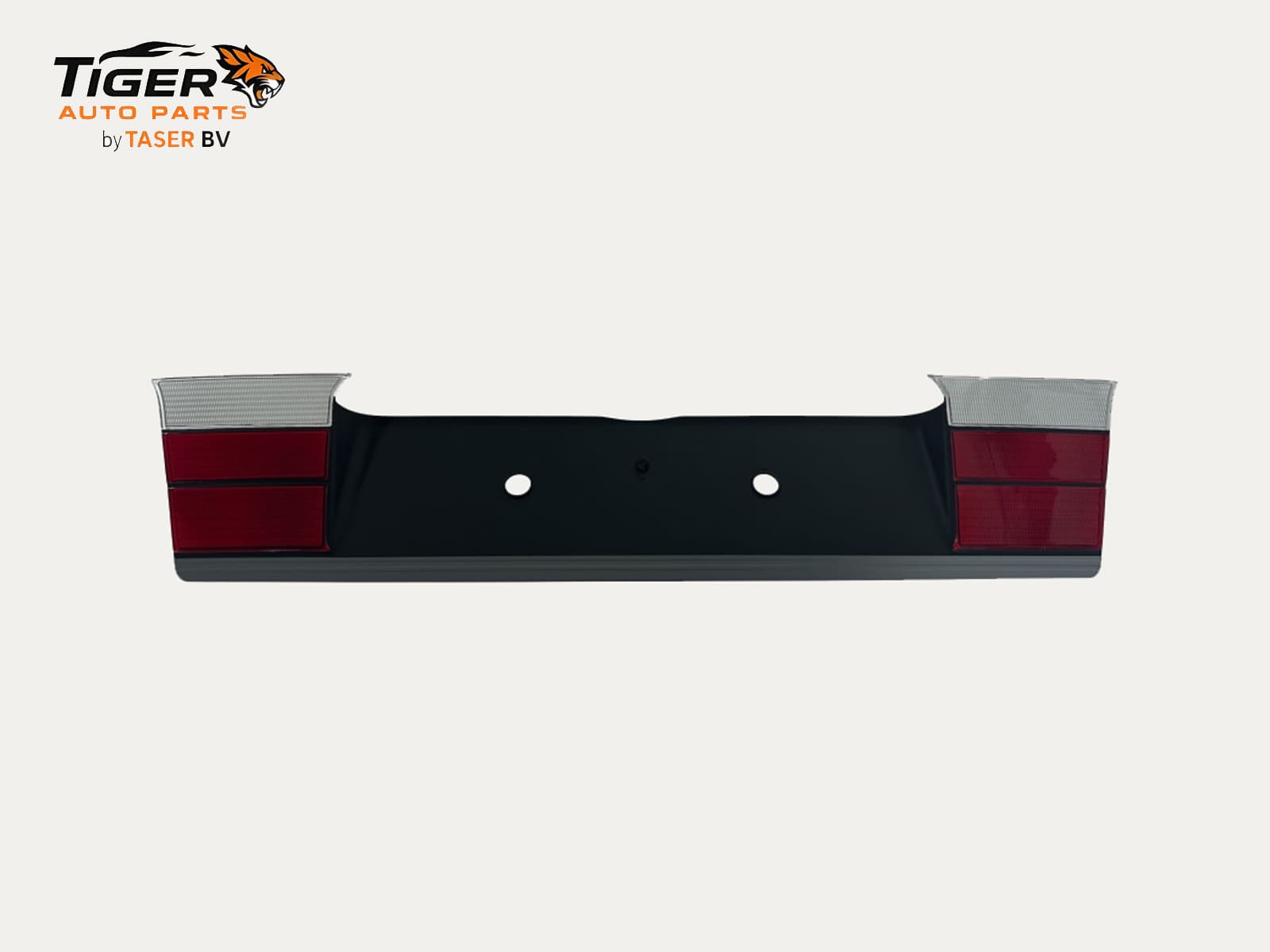 BMW E36 1991-1998 KENTEKENPLAAT REFLECTOR ROOD/WIT