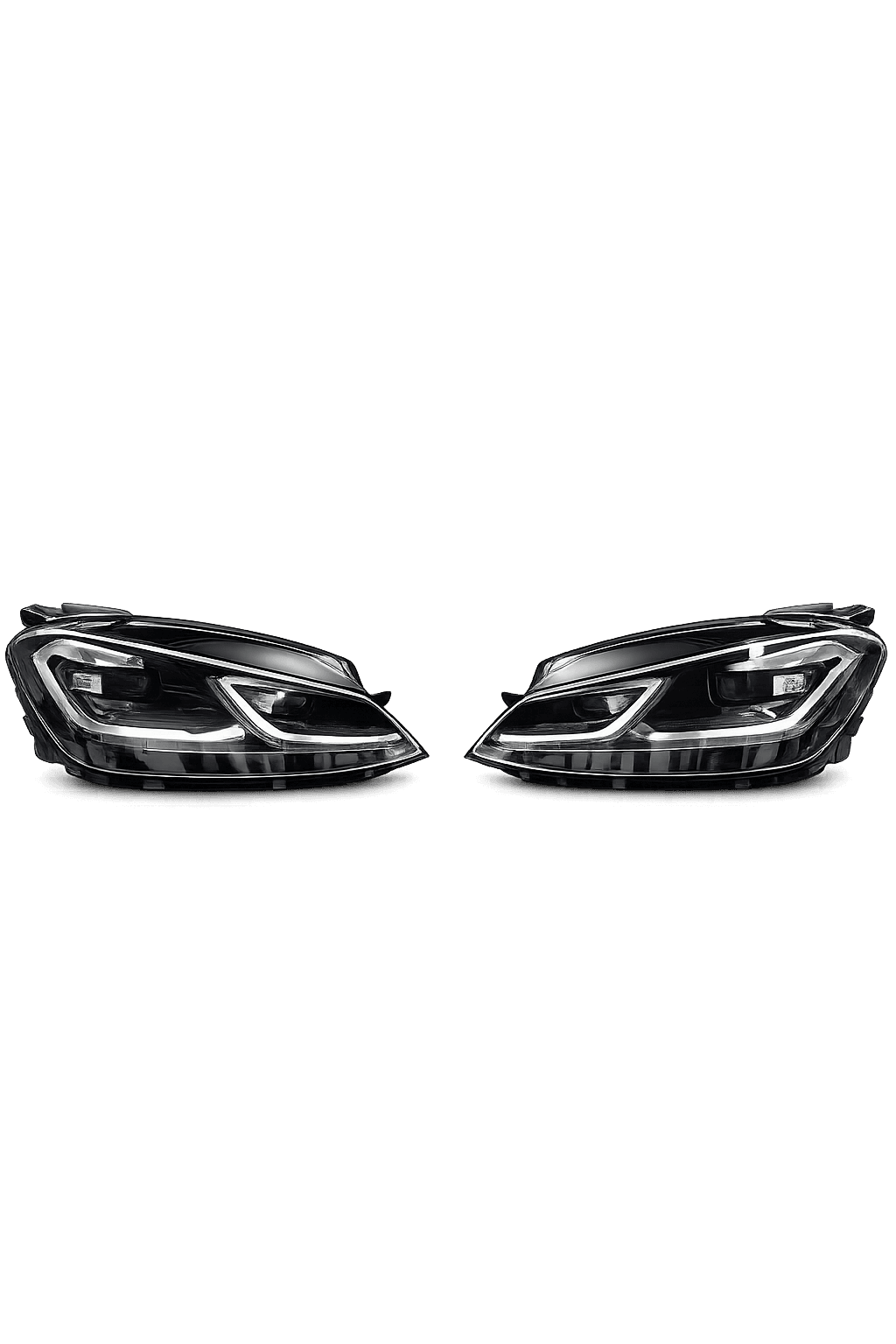 VW Golf 7.5 MK7.5 J-LED Koplampen Set Silver 2017-2020