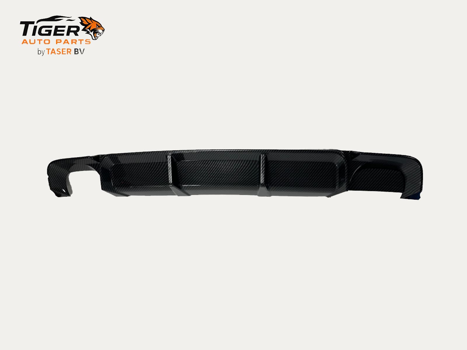 BMW E39 achterbumper diffuser carbon look (1996-2002)