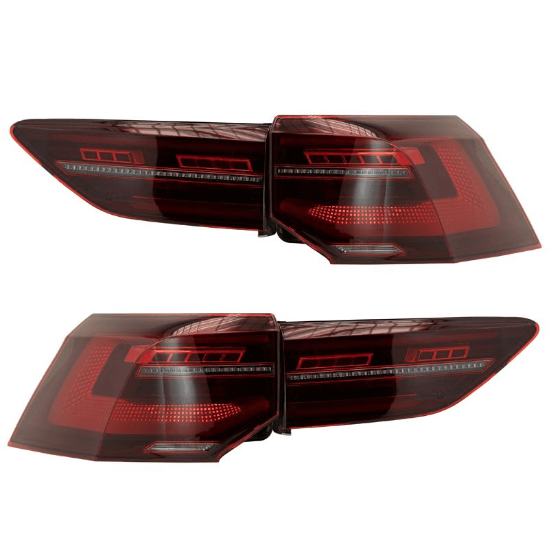 VW Golf 8 LED Achterlichten Set Rood 2020+