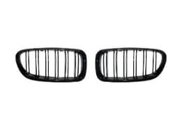 BMW 5-SERIE F10 / F11 10-16 Dubbelspijls glanzend zwarte grillen