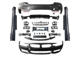 BMW 4-SERIE F32 / F33 13-20 BODY KIT M-TECH BODYKIT: VOOR- & ACHTERBUMPER MET KOPLAMPSPROEIERS, PARKEERSENSOR-GATEN (VOOR & ACHTER), DUBBELE UITLAAT + SIDESKIRTS