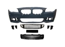 BMW 5-SERIE F10 LCI / F11 LCI 10-16 VOORBUMPER COMPLETE MET KOPLAMPSPROEIERS EN PDC M-TECH