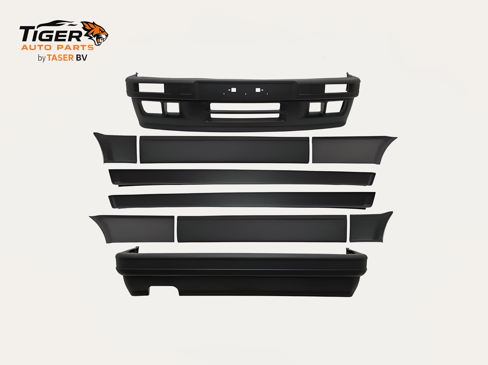 BMW E30 1984-1991 COUPÉ M2-LOOK BODYKIT SET VOOR DUBBELE UITLAAT (1988-1991)