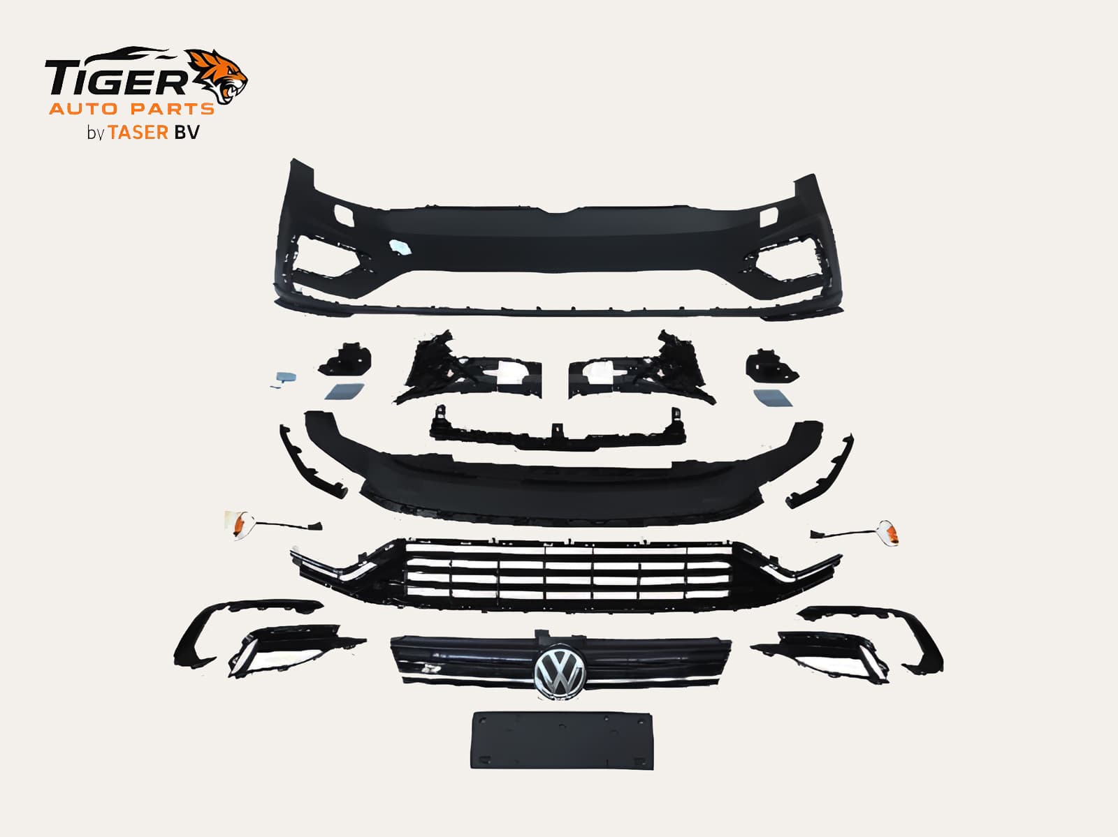 Volkswagen Golf 7 R-look voorbumper set 2012-2017 facelift 7.5 stijl