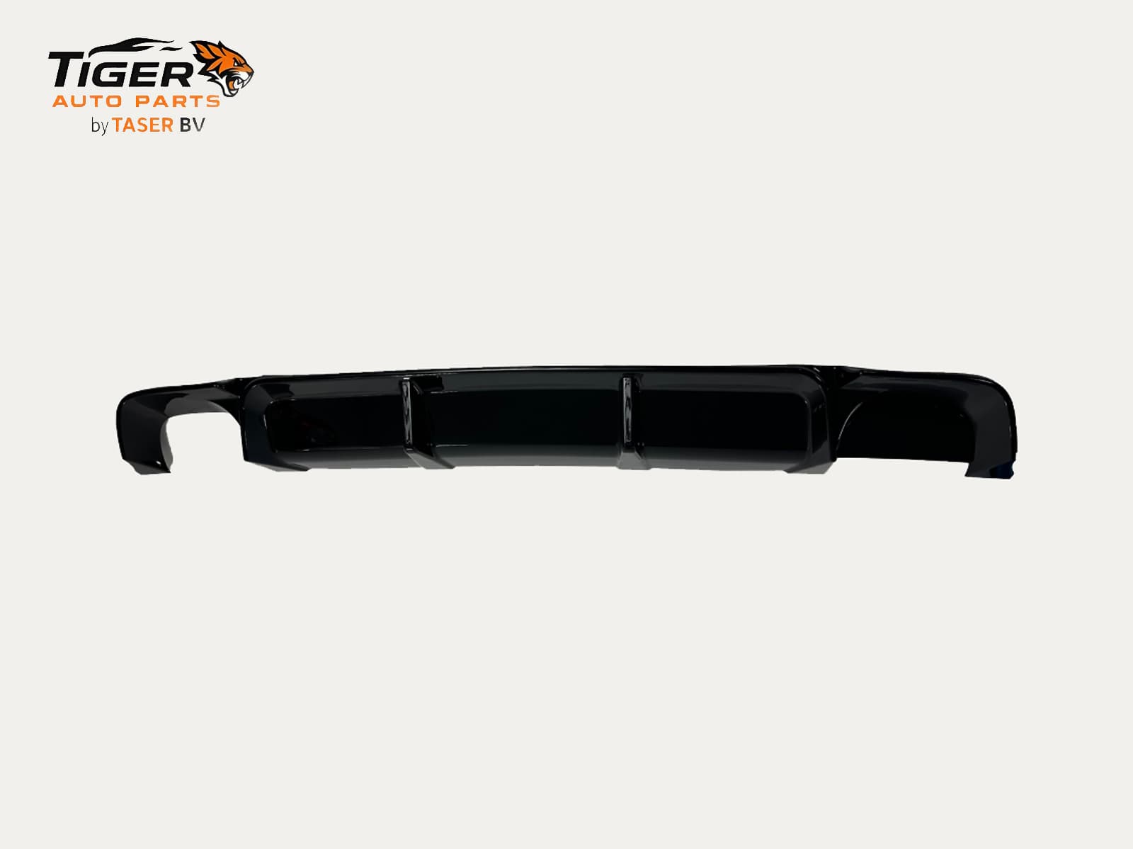 BMW E39 achterbumper diffuser glans zwart (1996-2002)