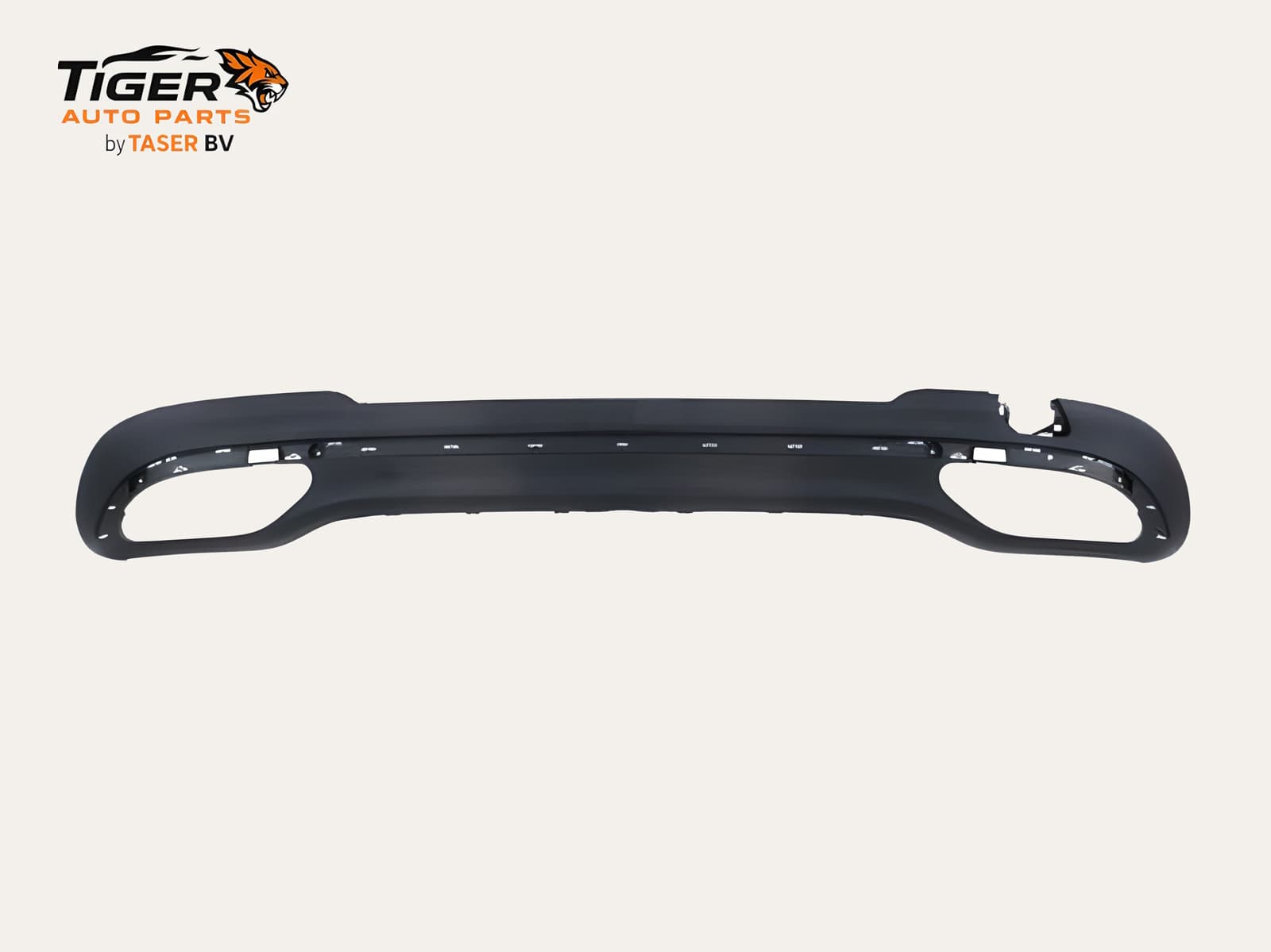 Mercedes W212 Achterbumper Diffuser E63 AMG Look Dubbele Uitlaat 2013-2016