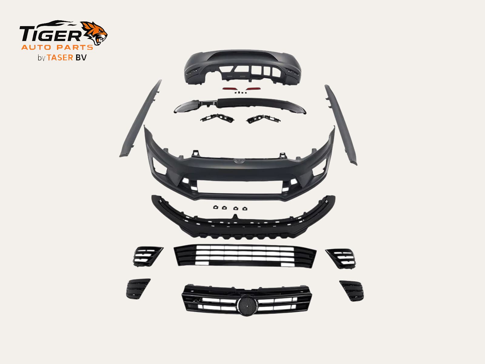 Volkswagen Polo 6 WRC-look bodykit set 2010-2017