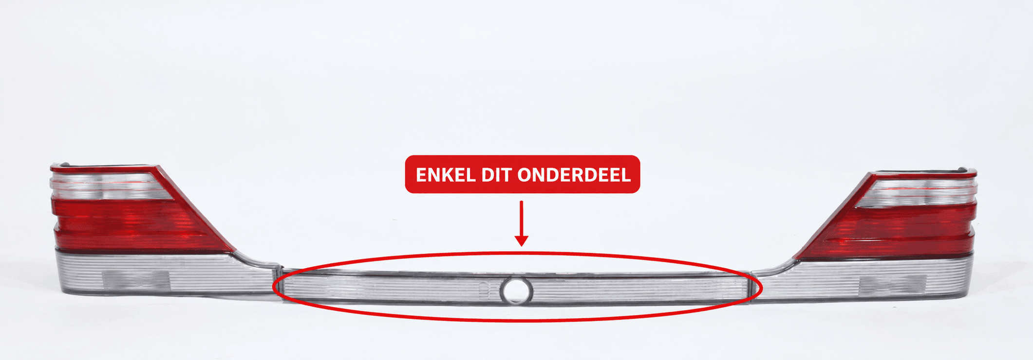Mercedes S-Klasse W140 midden achterlicht wit 1991-1998