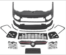 GOLF 8 VOORBUMPER MET GRILLE GTI